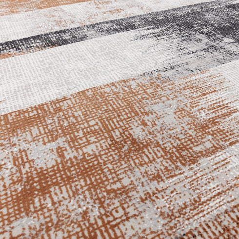 Lyza Rug Lines Terracotta Rug